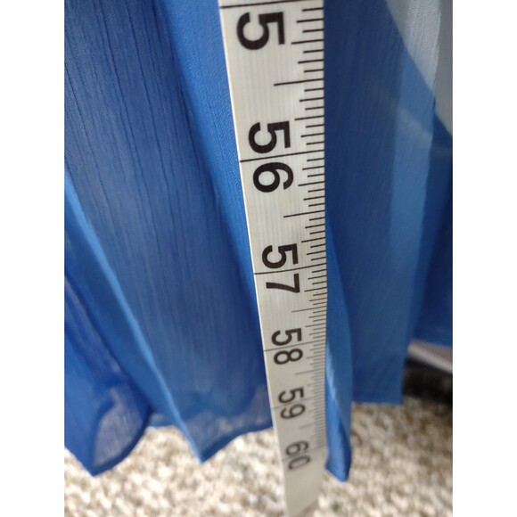 NWT Express Size Xl Maxi Dress Wedding Guest Beachy Boho Waves Marble Print - Picture 10 of 12